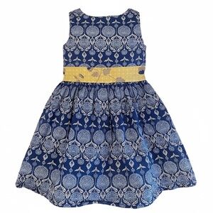 Persnickety Girls Dress Size 8 Blue Flowers Fit And Flare spring summer Easter